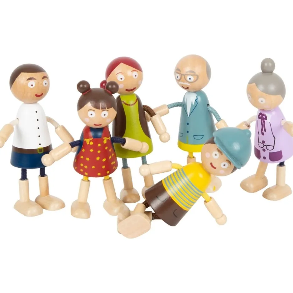 accessoires_maison_de_pou_1.webp Small Foot Maisons De Poupées Et Accessoires>Accessoires maison de poupée Ensemble figurines (Bois)