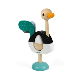 Janod Jouets À Empiler Et À Encastrer>Autruche empilable Zigolos Bois Jeu éveil enfant