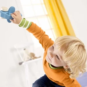 Hape Toys Voitures Et Véhicules>Avion en bois pour enfant (éveil) - Dans les airs