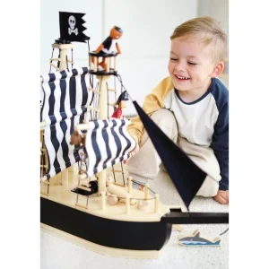 Small Foot Petits Univers>Bateau de Pirates en Bois pour Enfant
