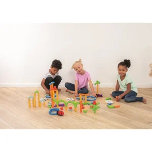 Beleduc Blocs, Briques Et Planchettes De Construction>Blocs de Construction en Bois - Imagination au défi