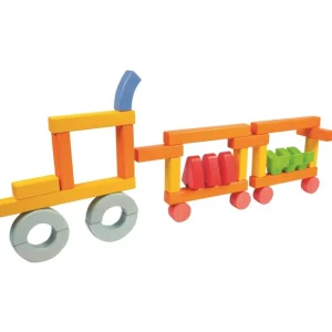 Beleduc Blocs, Briques Et Planchettes De Construction>Blocs de Construction en Bois - Imagination au défi