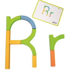 Beleduc Blocs, Briques Et Planchettes De Construction>Blocs de Construction en Bois - Imagination au défi