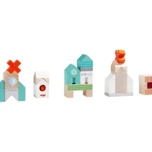 Haba Blocs, Briques Et Planchettes De Construction>Blocs de Construction en Bois pour Enfant Miaou et Ouaf