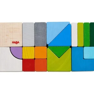 Haba Blocs, Briques Et Planchettes De Construction>Blocs de Construction en Bois - Défi 8 cubes