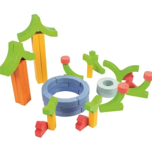 Beleduc Blocs, Briques Et Planchettes De Construction>Blocs de Construction en Bois - Imagination au défi