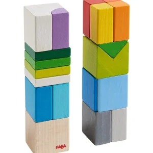Haba Blocs, Briques Et Planchettes De Construction>Blocs de Construction en Bois - Défi 8 cubes