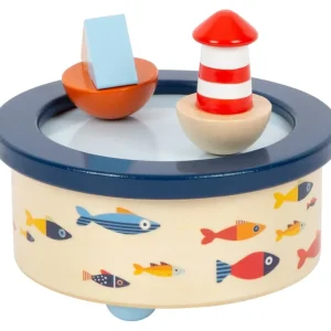 Small Foot Boîtes À Musique Et Veilleuses>Boîte à musique en bois - Voyage marin