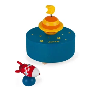 Janod Boîtes À Musique Et Veilleuses>Boîte à Musique en Bois pour Enfant - Galaxy