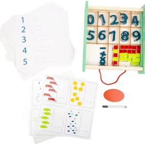 Small Foot Chiffres Et Calcul>Boîte d'apprentissage magnétique en bois - Jeux éducatifs