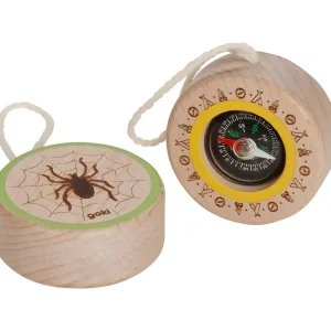 Goki Sport Et Activités D'extérieur | Astronomie, Géographie Et Biologie>Boussole en Bois pour Enfant - Petit Explorateur
