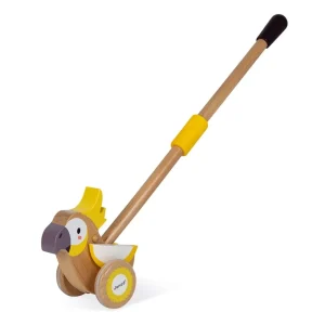Janod Jouets À Tirer Et À Pousser>Cacatoès à Pousser en Bois pour Bébé