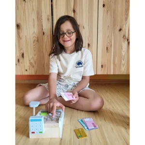 Small Foot Cuisines, Dinettes Et Marchandes>Caisse Enregistreuse Bois pour Enfant À la Caisse