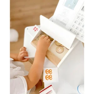 Small Foot Cuisines, Dinettes Et Marchandes>Caisse Enregistreuse Bois pour Enfant Petit Marchand