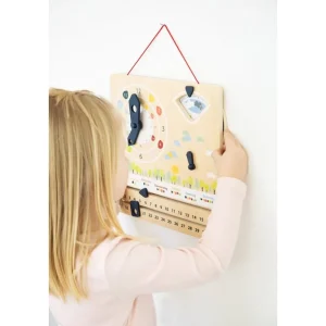 Small Foot Heure Et Temps>Calendrier horloge éducatifs en bois pour enfant