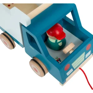 Small Foot Jouets À Tirer Et À Pousser>Camion Benne à Tirer en Bois pour Bébé