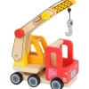 Small Foot Véhicules Et Garages>Camion Grue en Bois pour Enfant