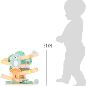 Small Foot Circuits Et Cascades>Cascade de Roues Couleurs Pastel en Bois pour Enfant