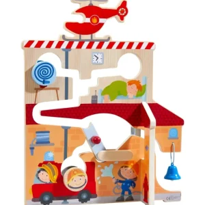 Haba Circuits Et Cascades>Cascade de Roues en Bois La vie en Caserne Enfant