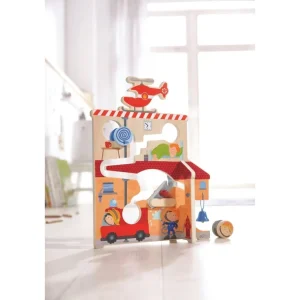 Haba Circuits Et Cascades>Cascade de Roues en Bois La vie en Caserne Enfant
