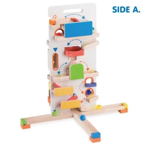 Wonderworld Circuits À Billes En Bois>Circuit à Billes en Bois - Descente Verticale