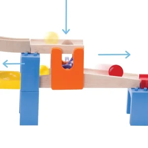 Wonderworld Circuits À Billes En Bois>Circuit à Billes en Bois - Montagnes Russes