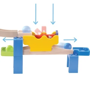 Wonderworld Circuits À Billes En Bois>Circuit à Billes en Bois - Montagnes Russes