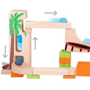 Wonderworld Circuits À Billes En Bois>Circuit à Billes en Bois pour Enfant - Élévateur