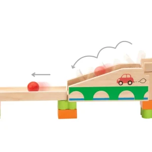 Wonderworld Circuits À Billes En Bois>Circuit à Billes en Bois pour Enfant - Accélérateur