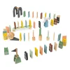 Janod Blocs, Briques Et Planchettes De Construction>Circuit de Dominos en Bois - Sweet Cocoon