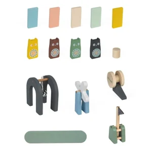 Janod Blocs, Briques Et Planchettes De Construction>Circuit de Dominos en Bois - Sweet Cocoon