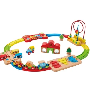 Hape Toys Circuits Et Cascades>Circuit de train en bois pour enfants - Mélomane