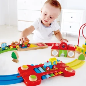 Hape Toys Circuits Et Cascades>Circuit de train en bois pour enfants - Mélomane