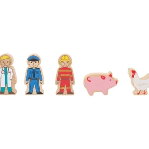 Small Foot Circuits De Train>Circuit de train en bois - Le pont bleu - Jeux de construction