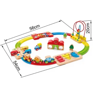 Hape Toys Circuits Et Cascades>Circuit de train en bois pour enfants - Mélomane