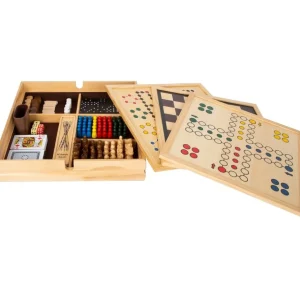 Small Foot Jeux De Plateau>Coffret de 20 Jeux de Société pour Enfant - Les grands classiques