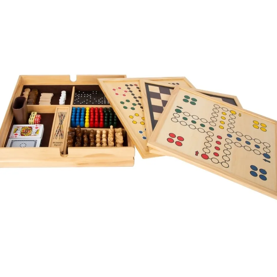 coffret_de__jeux_de_socit_0.webp Small Foot Jeux De Plateau>Coffret de 20 Jeux de Société pour Enfant - Les grands classiques