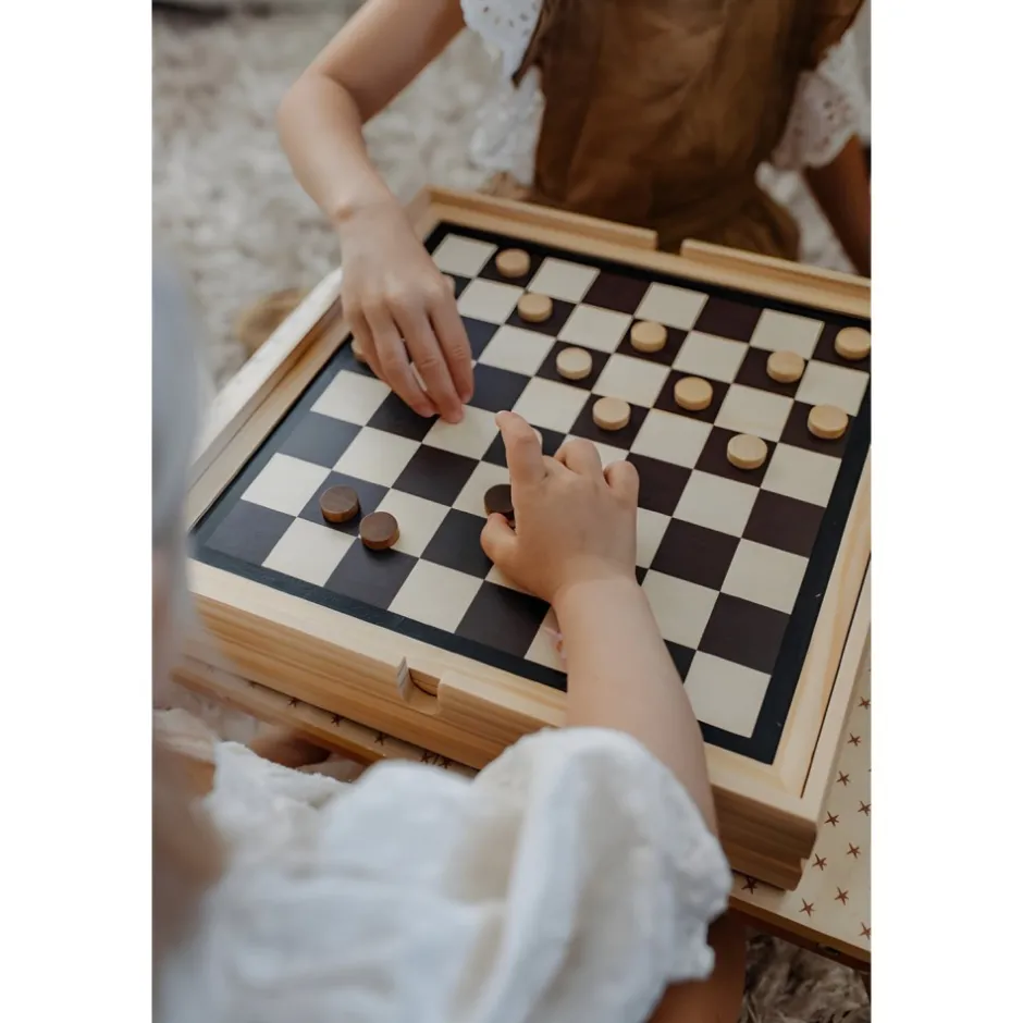 coffret_de__jeux_de_socit_1.webp Small Foot Jeux De Plateau>Coffret de 20 Jeux de Société pour Enfant - Les grands classiques