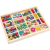 Small Foot Loisirs Créatifs>Coffret de Perles en Bois à Enfiler - Champêtre