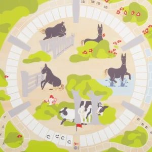 Small Foot Jeux De Plateau>Coffret Multi-Jeux de Société Bois Courses Folles à la Ferme