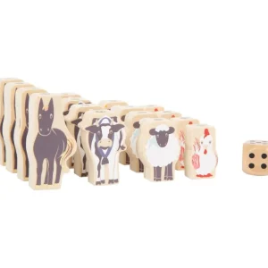 Small Foot Jeux De Plateau>Coffret Multi-Jeux de Société Bois Courses Folles à la Ferme