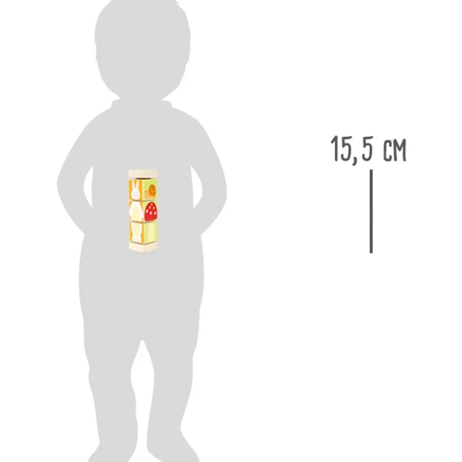 cubes_rotatifs_en_bois_an_3.webp Small Foot Puzzles Premier Âge>Cubes rotatifs en bois Animaux - Jeux d'éveil bébé