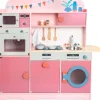 Small Foot Cuisines, Dinettes Et Marchandes>Cuisine Rose Gourmet en Bois pour Enfant