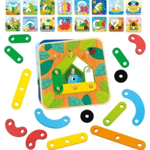 Goula Couleurs Et Formes>Dessin Géométrique Coloré en Bois pour Enfant