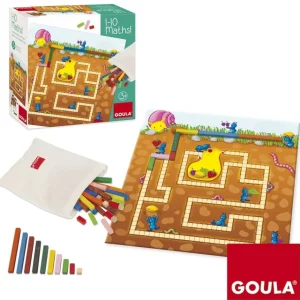 Goula Jeux De Mémoire Et D'association>Défi mathématique en bois pour enfant - Jeux société