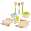 Small Foot Cuisines, Dinettes Et Marchandes>Dinette en Bois pour Enfant - À Table (Service)