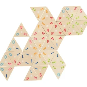 Goki Jeux De Mémoire Et D'association>Dominos triangulaires en bois pour enfant
