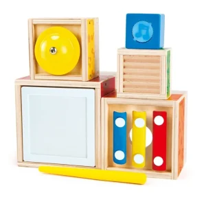 Hape Toys Jouets Musicaux>Ensemble d'instruments de musique empilés Bébé