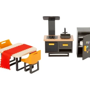 Small Foot Maisons De Poupées Et Accessoires>Ensemble mobilier en bois cosy pour enfants