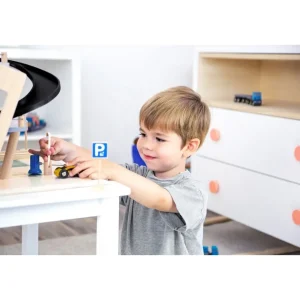 Small Foot Véhicules Et Garages>Garage à Voitures en Bois pour Enfant